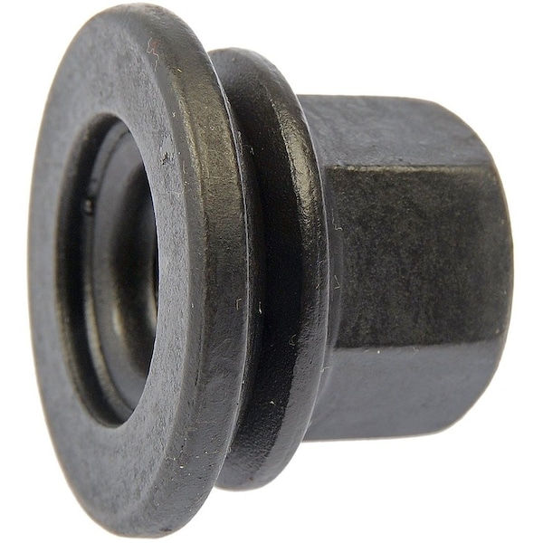 611-296 Wheel Nut 9/16-18 Flanged Flat Face - 15/16 Hex, 1-1/8 Length